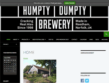 Tablet Screenshot of humptydumptybrewery.com